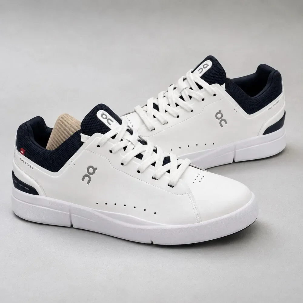 On The Roger Advantage White Midnight Tennis Sneakers 3MD10640148 Men’s 12.5